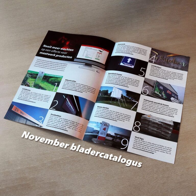 Bladercatalogus · ISCA – ontwerp door HCX